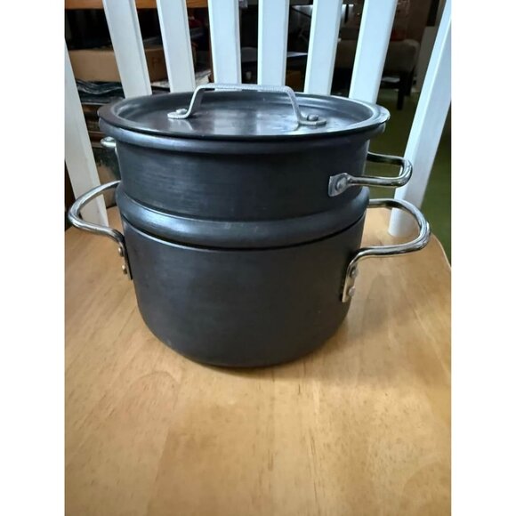 Calphalon 8-quart stock pot with a steamer or pasta insert Commercial Annodized - Picture 1 of 7